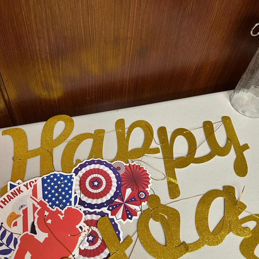 Patriotic Americans Happy Veterans Day Banner